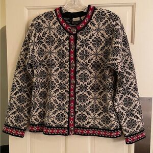 L.L. Bean Rare Vintage Nordic Fair Isle Sweater